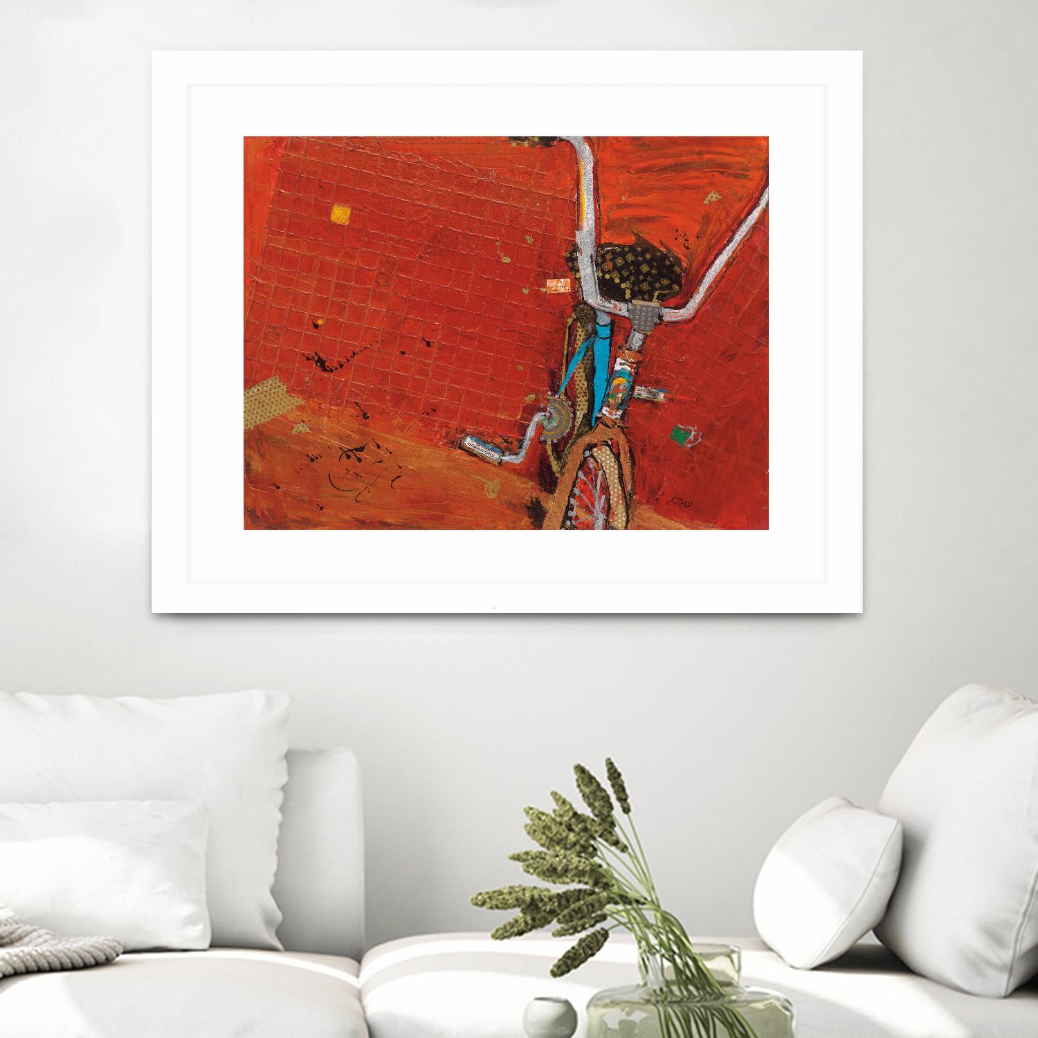 Perky T's by Kellie Day on GIANT ART - orange leisure
