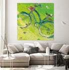 Yes by Kellie Day on GIANT ART - blue leisure