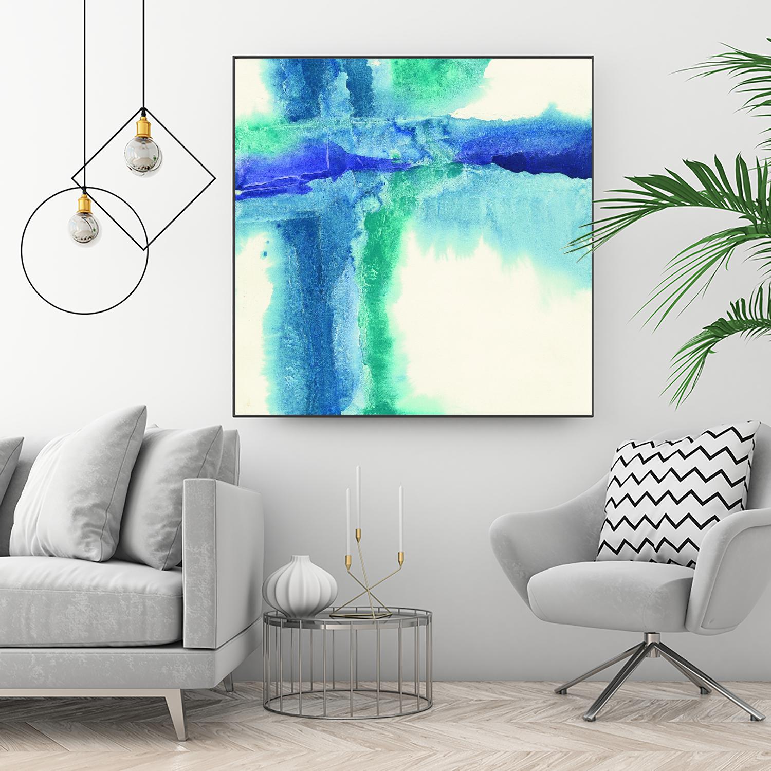 Jewel Tones I by Chris Paschke on GIANT ART - white abstract