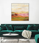 Fields in May II by Silvia Vassileva on GIANT ART - green abstract