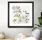Rainbow Vines with Berries by Moira Hershey on GIANT ART - multi plants & trees natures