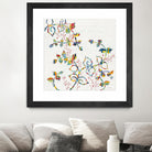 Rainbow Vines with Berries by Moira Hershey on GIANT ART - multi plants & trees natures
