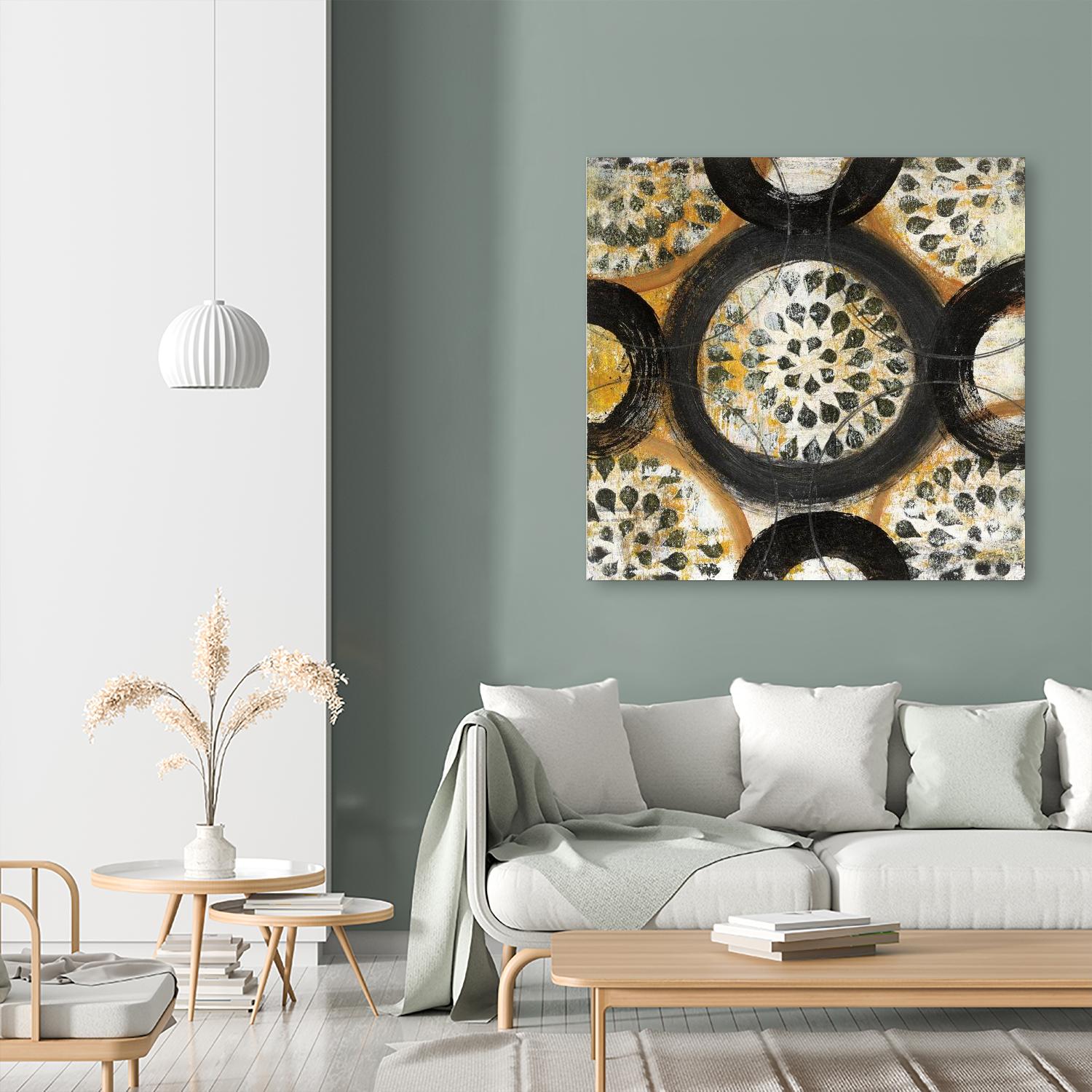 Inner Layer I by Cheryl Warrick on GIANT ART - yellow abstract
