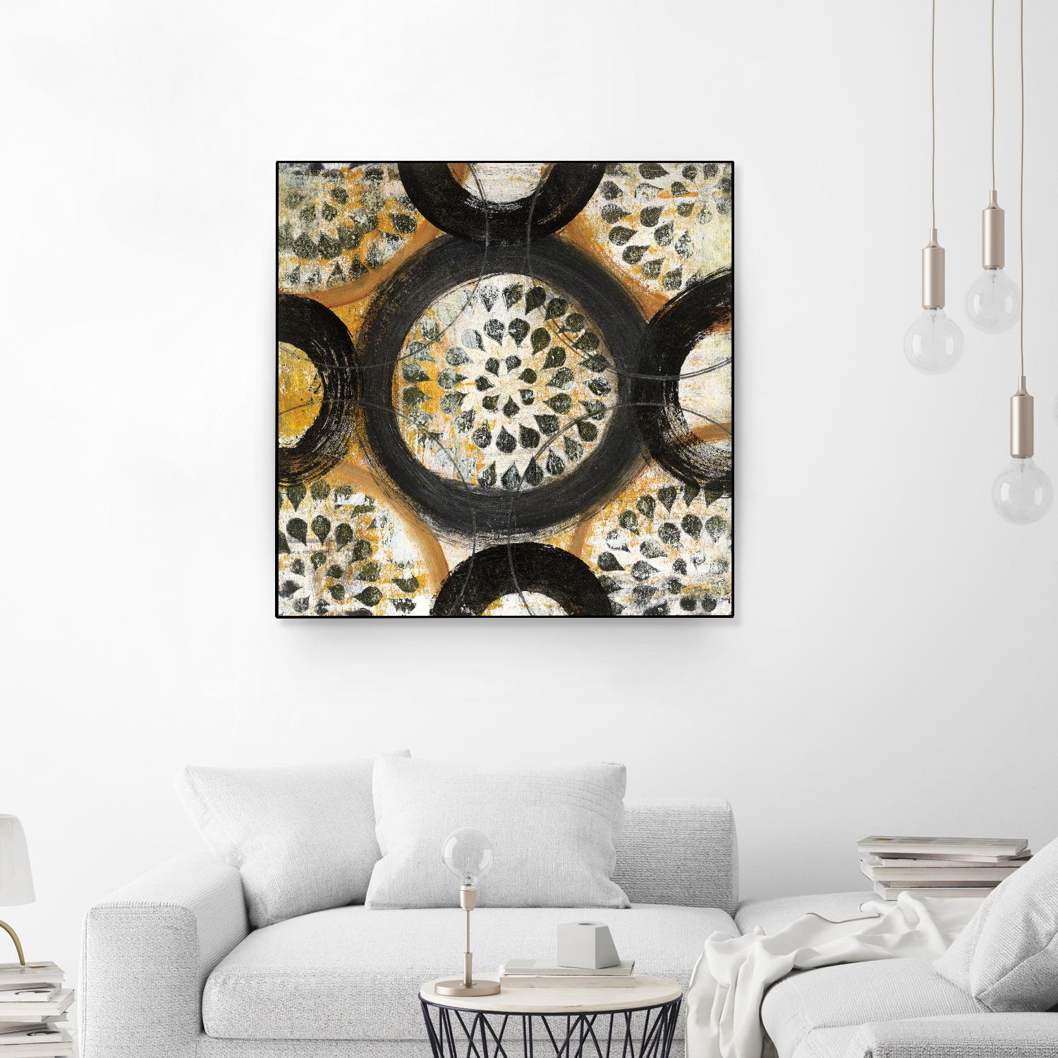 Inner Layer I by Cheryl Warrick on GIANT ART - yellow abstract