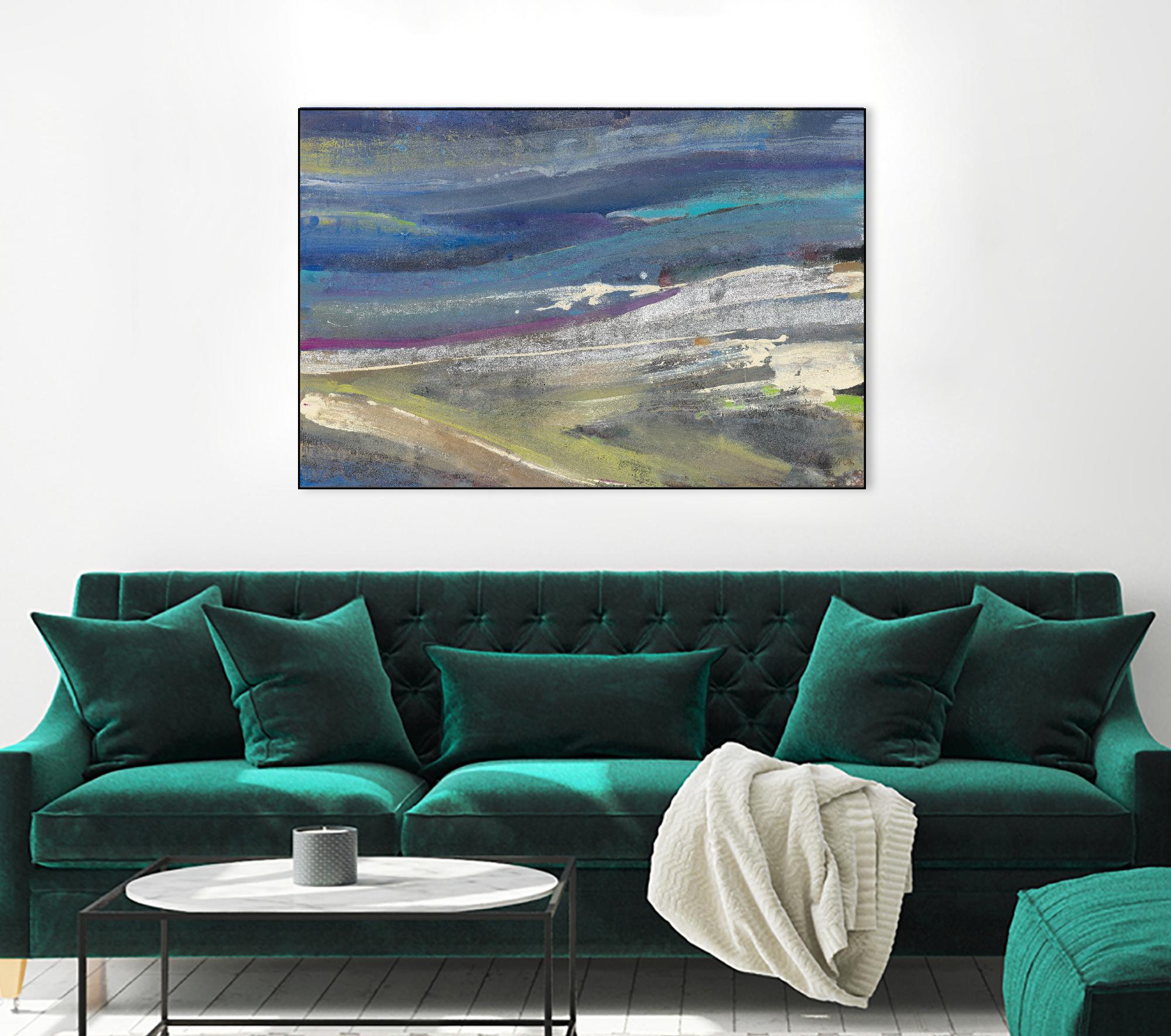 Highlands by Albena Hristova on GIANT ART - green abstract