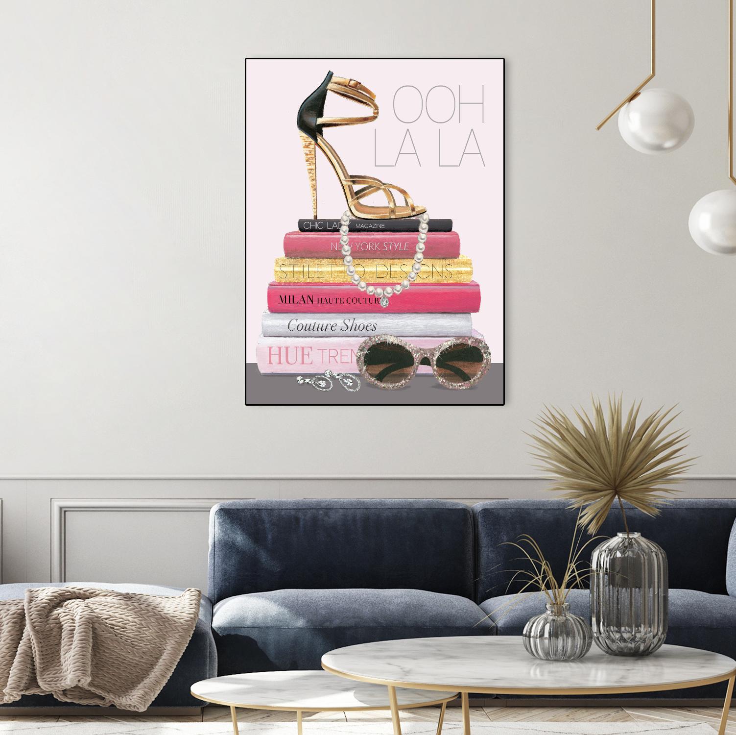 Paris Style I Gold and Black by Marco Fabiano on GIANT ART - grey fashion