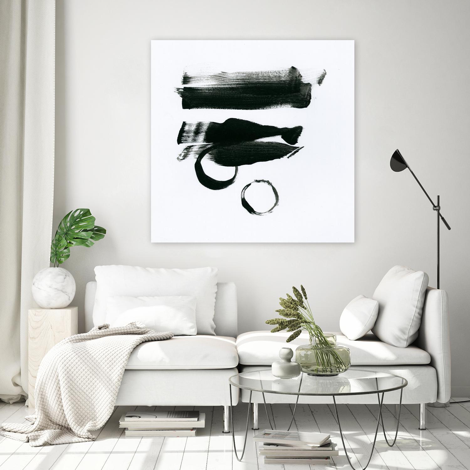 Gold and Black Elements 16 by Mike Schick on GIANT ART - black abstract