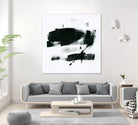 Gold and Black Elements 20 by Mike Schick on GIANT ART - black abstract