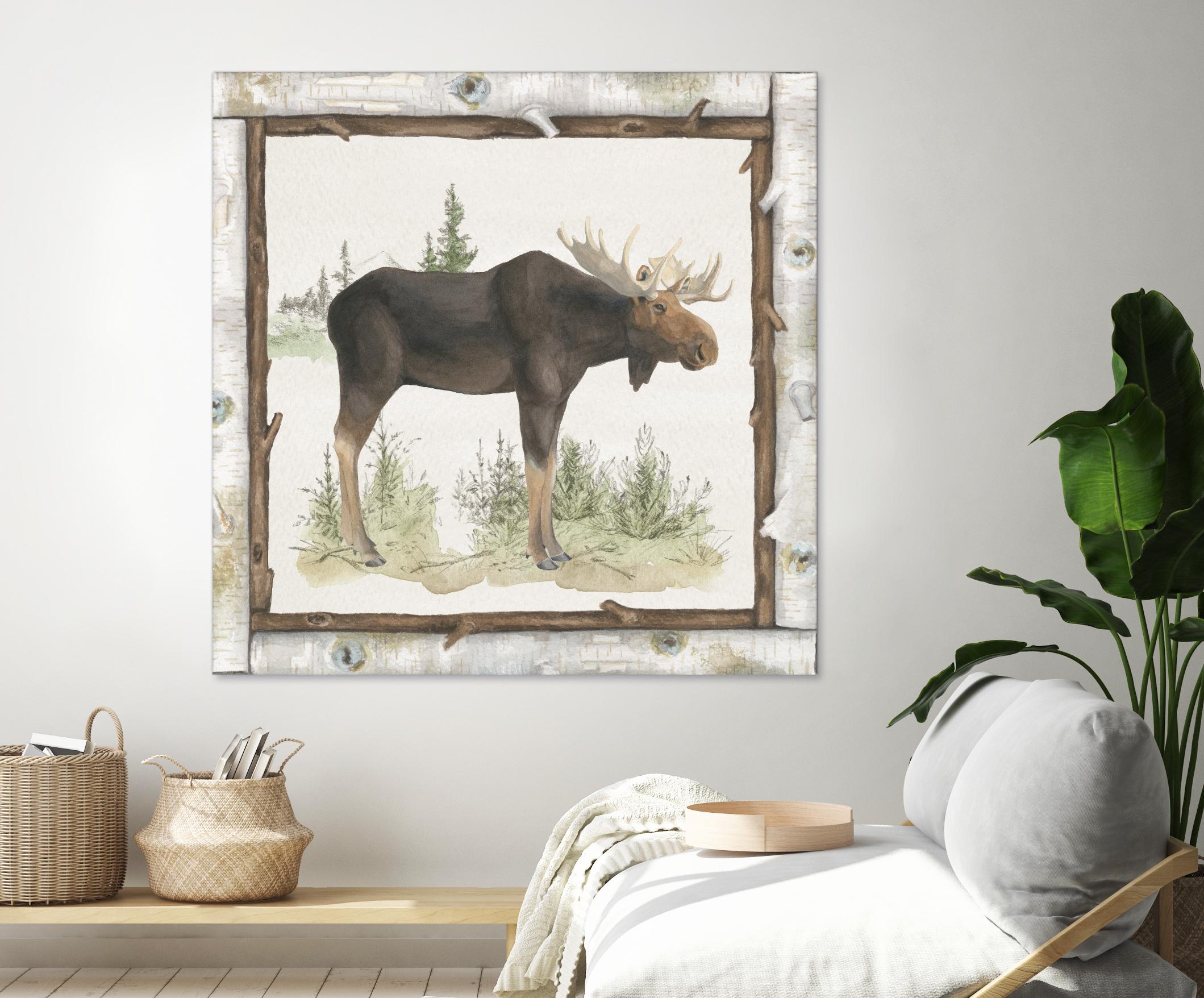 Family Cabin III by Beth Grove on GIANT ART - beige country look