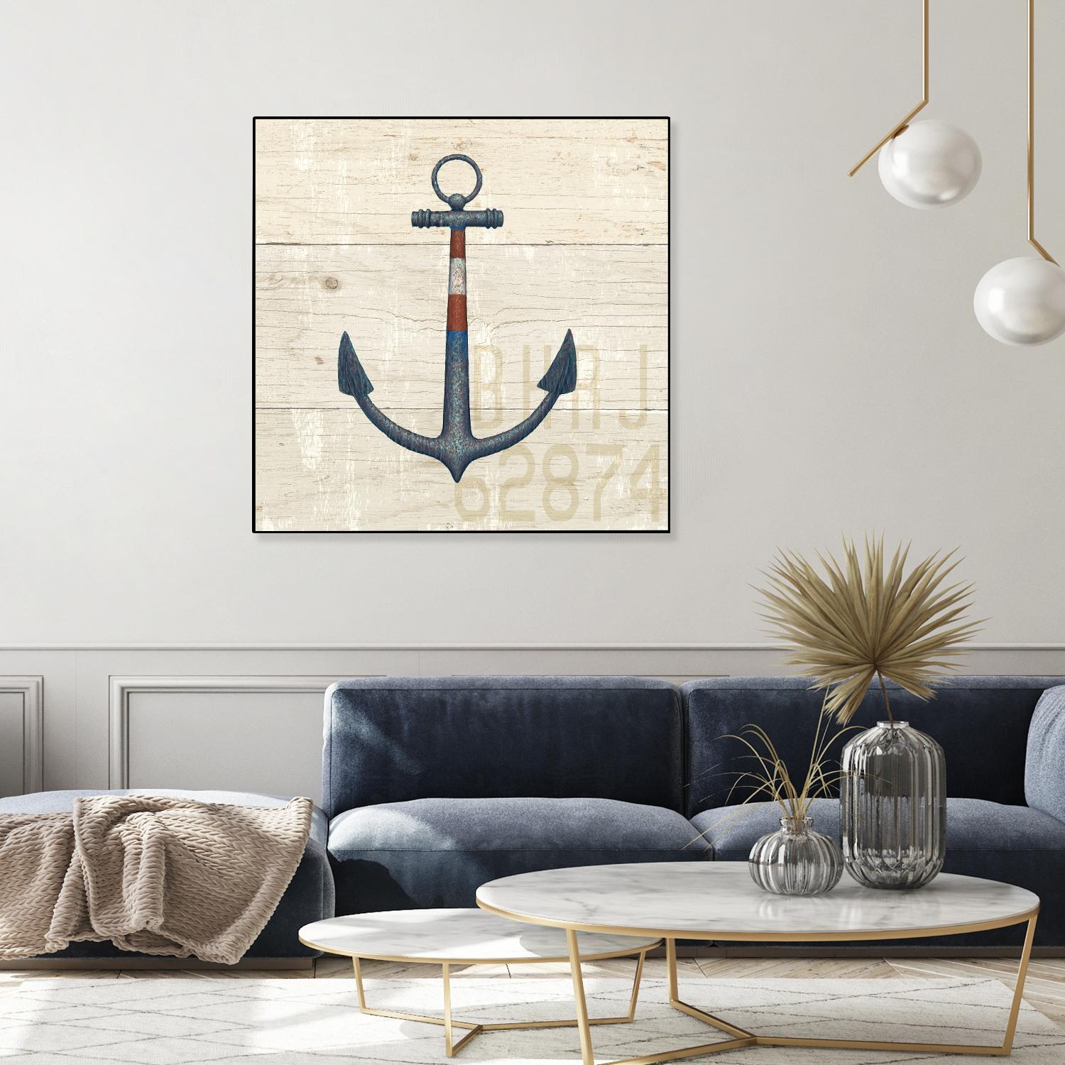 Nautique III by James Wiens on GIANT ART - beige nautical