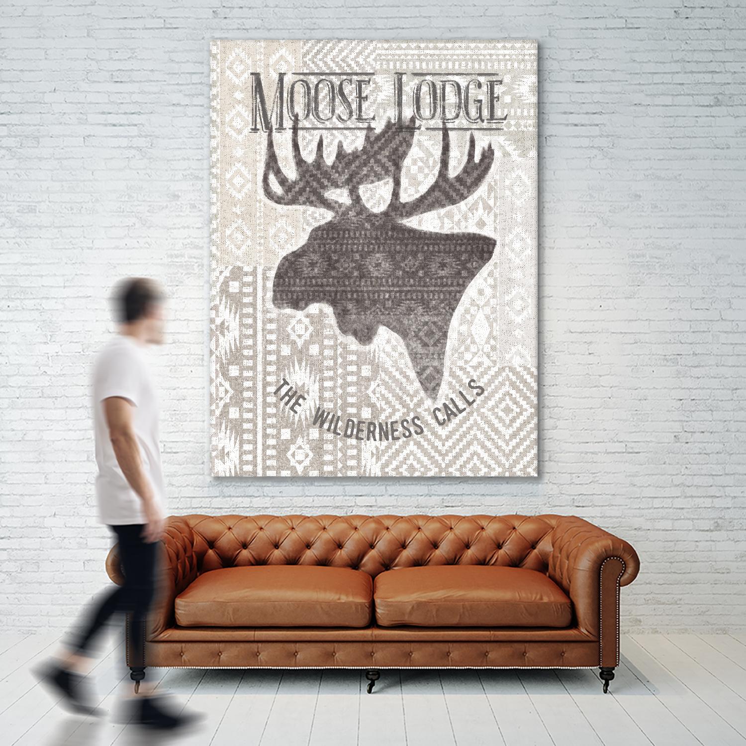Soft Lodge V by Janelle Penner on GIANT ART - beige country look