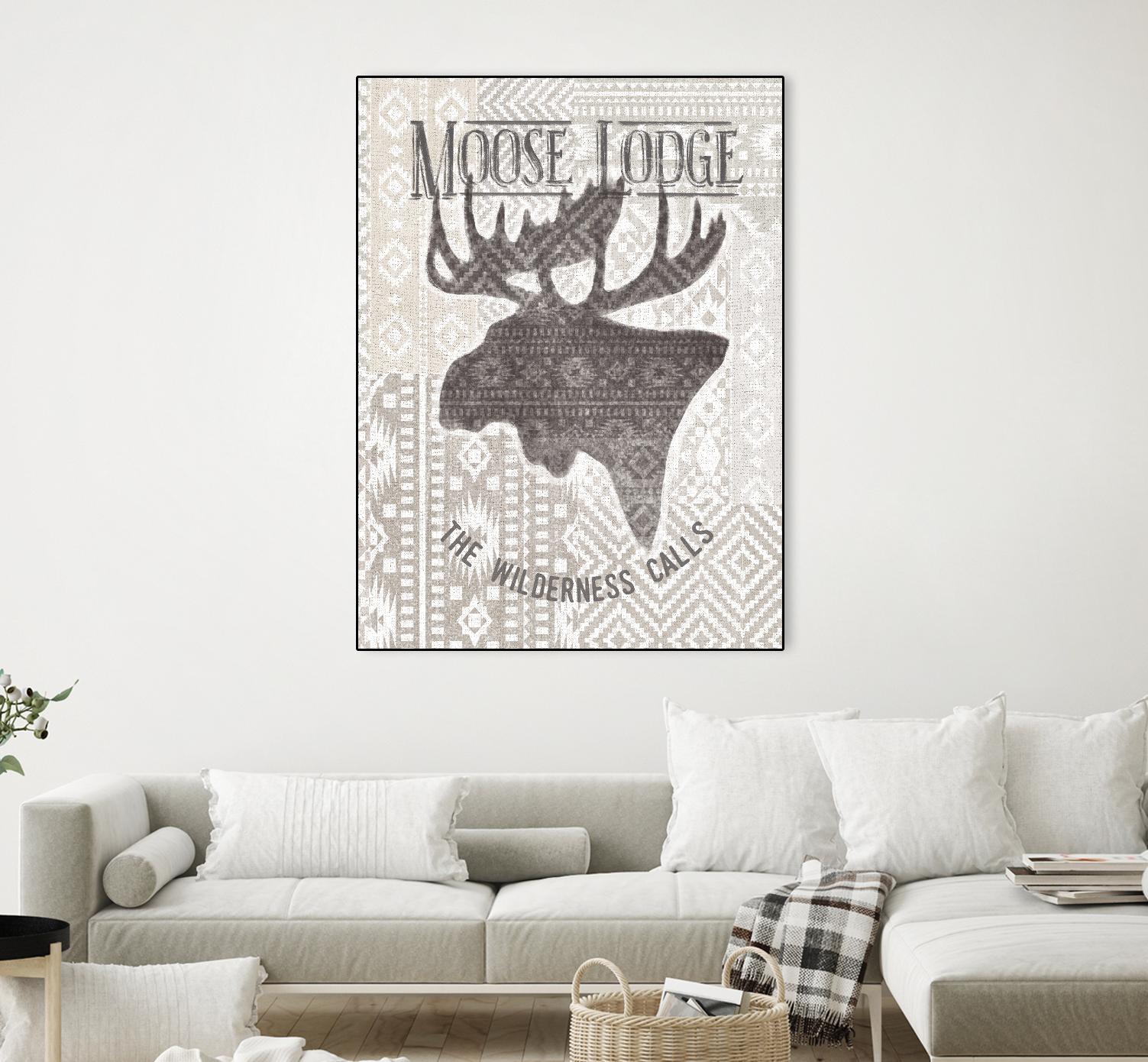 Soft Lodge V by Janelle Penner on GIANT ART - beige country look