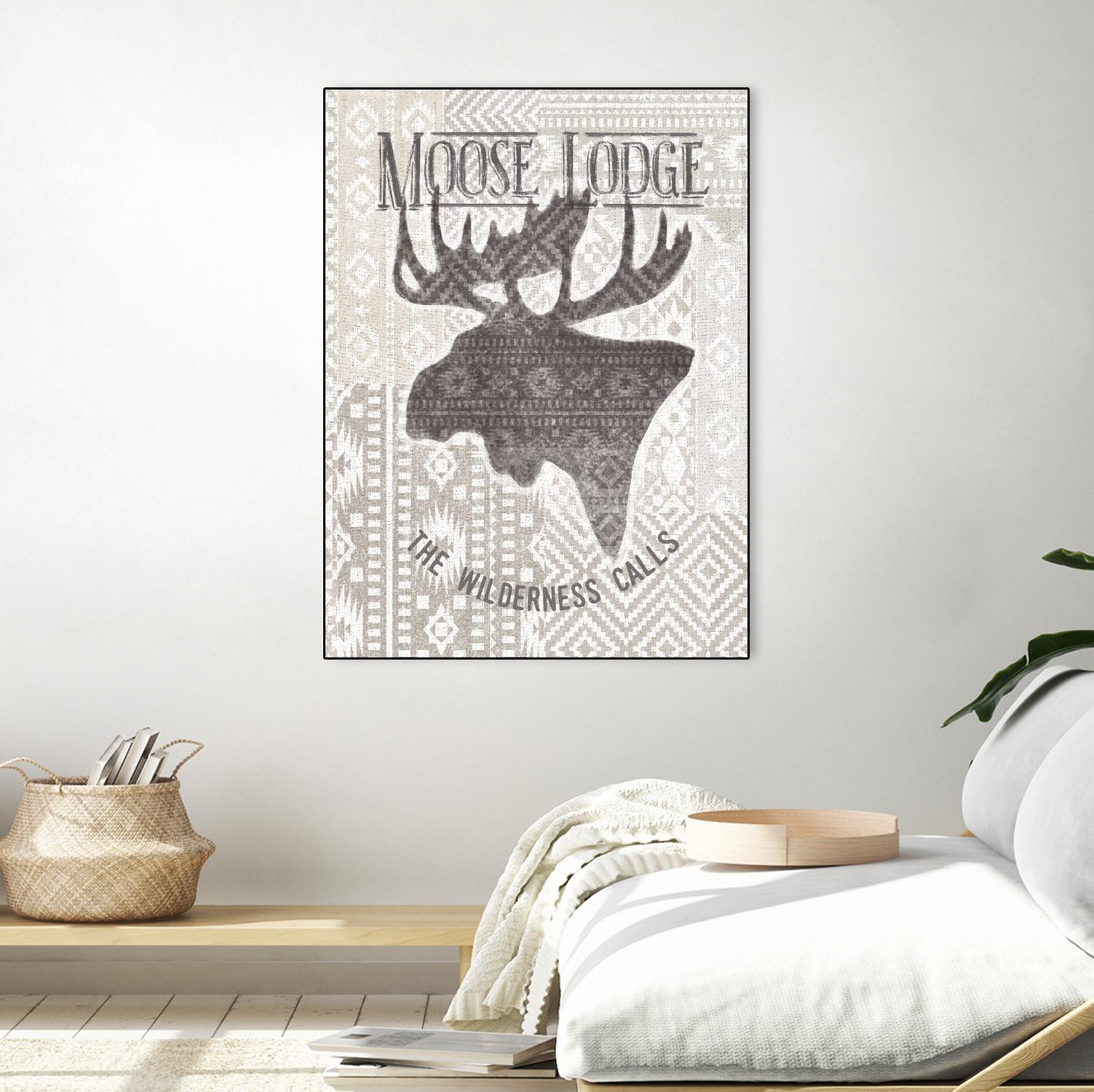 Soft Lodge V by Janelle Penner on GIANT ART - beige country look