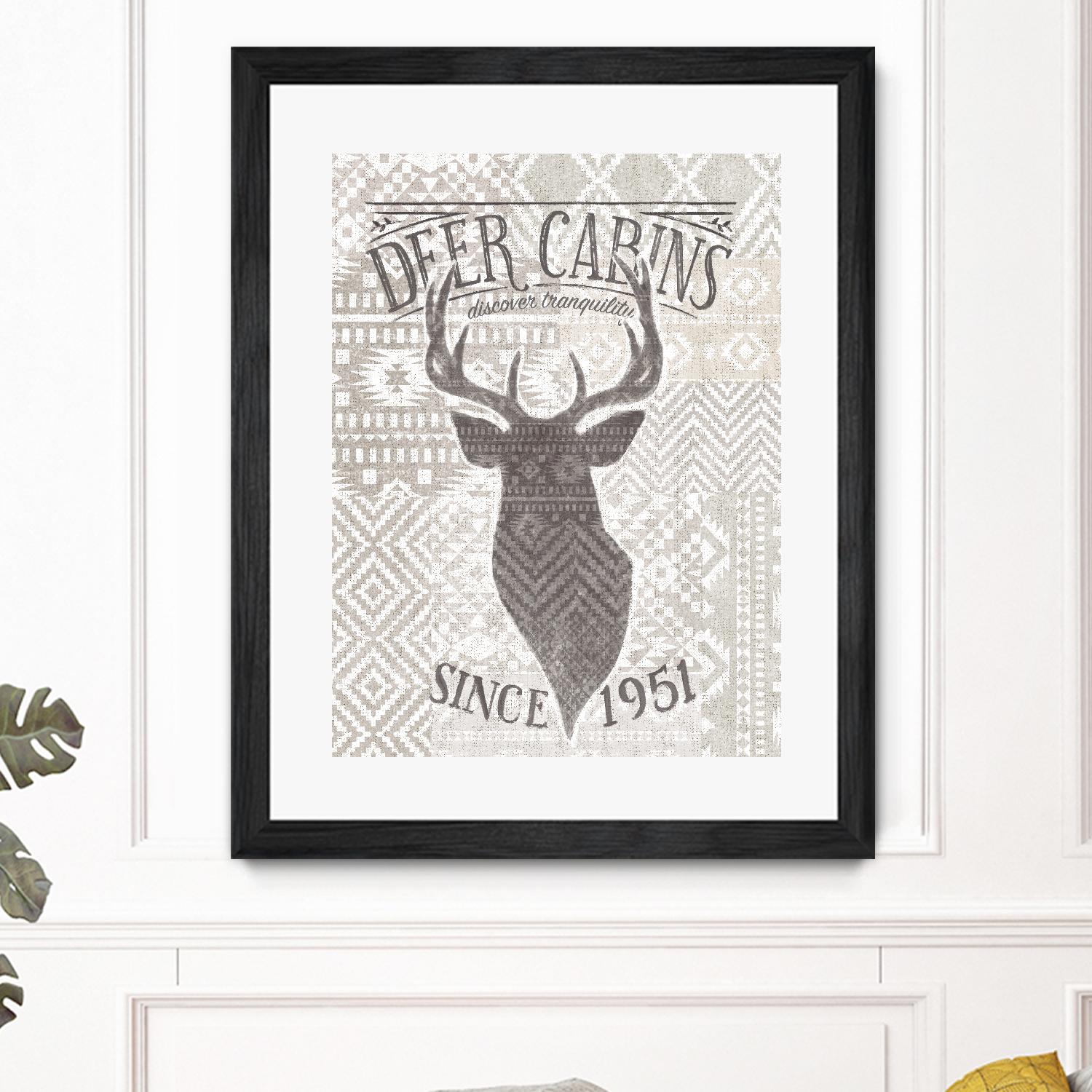 Soft Lodge VI by Janelle Penner on GIANT ART - beige country look