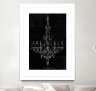 Ornamental Metal Work Chandelier by Portfolio on GIANT ART - grey interior