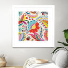 Boho Paisley II by Portfolio on GIANT ART - blue floral