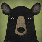 The Black Bear by Ryan Fowler on GIANT ART - green animals