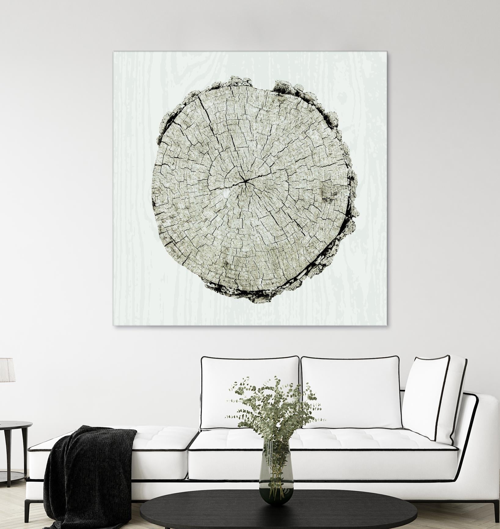 Woodland Years II by Sue Schlabach on GIANT ART - beige trees