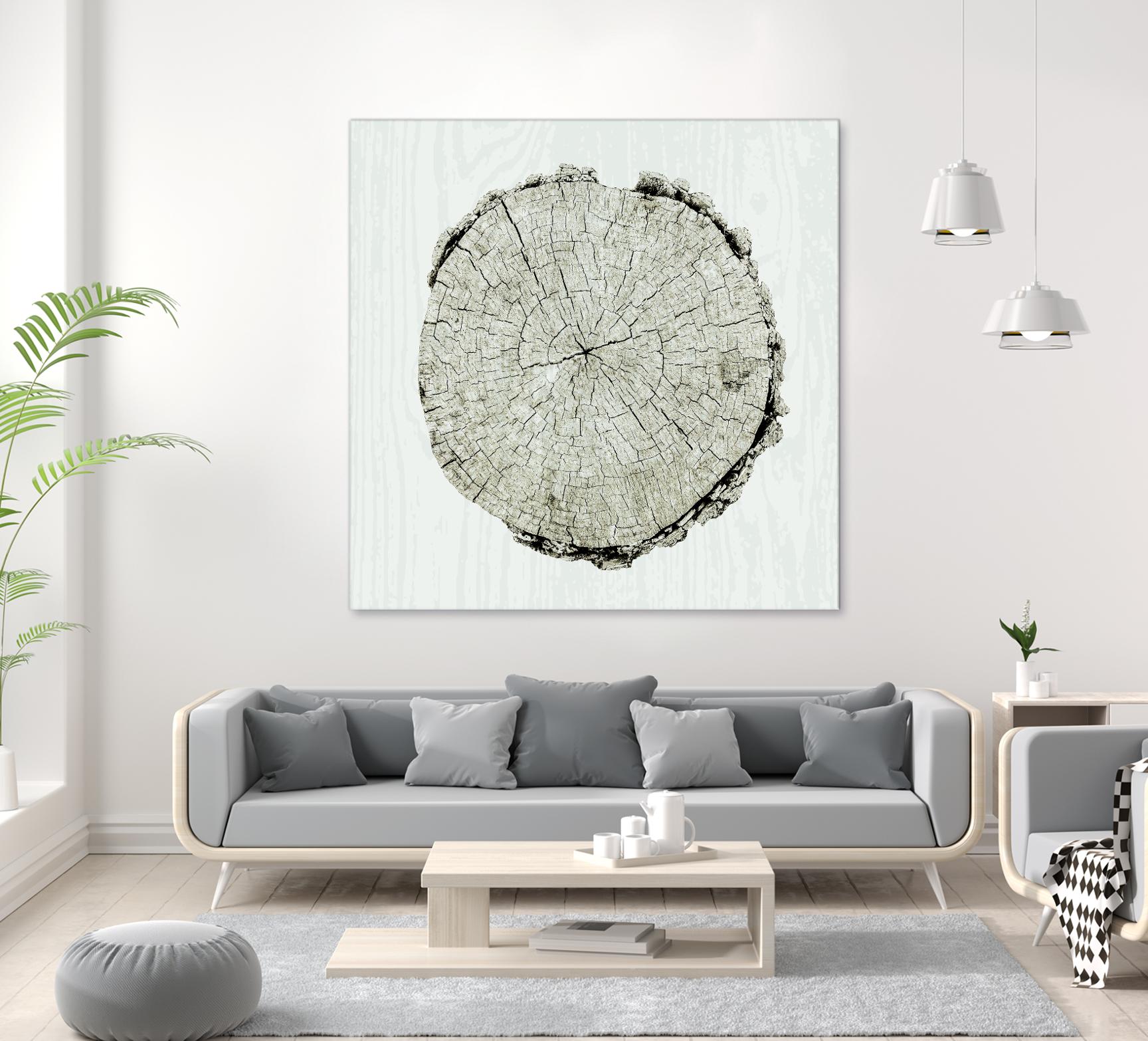 Woodland Years II by Sue Schlabach on GIANT ART - beige trees