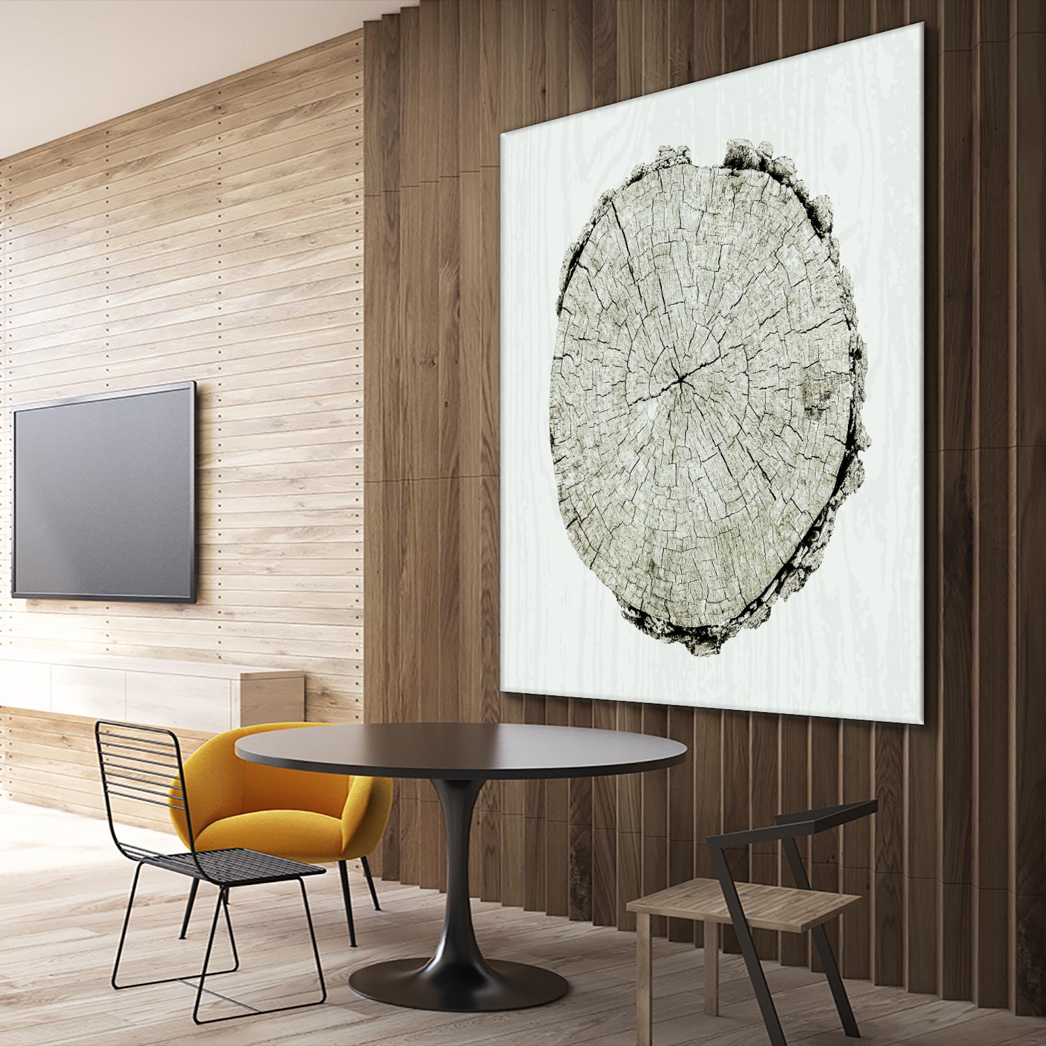 Woodland Years II by Sue Schlabach on GIANT ART - beige trees