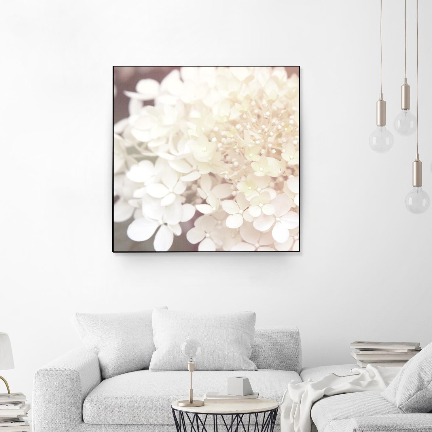 Hydrangea Dream II by Laura Marshall on GIANT ART - grey floral