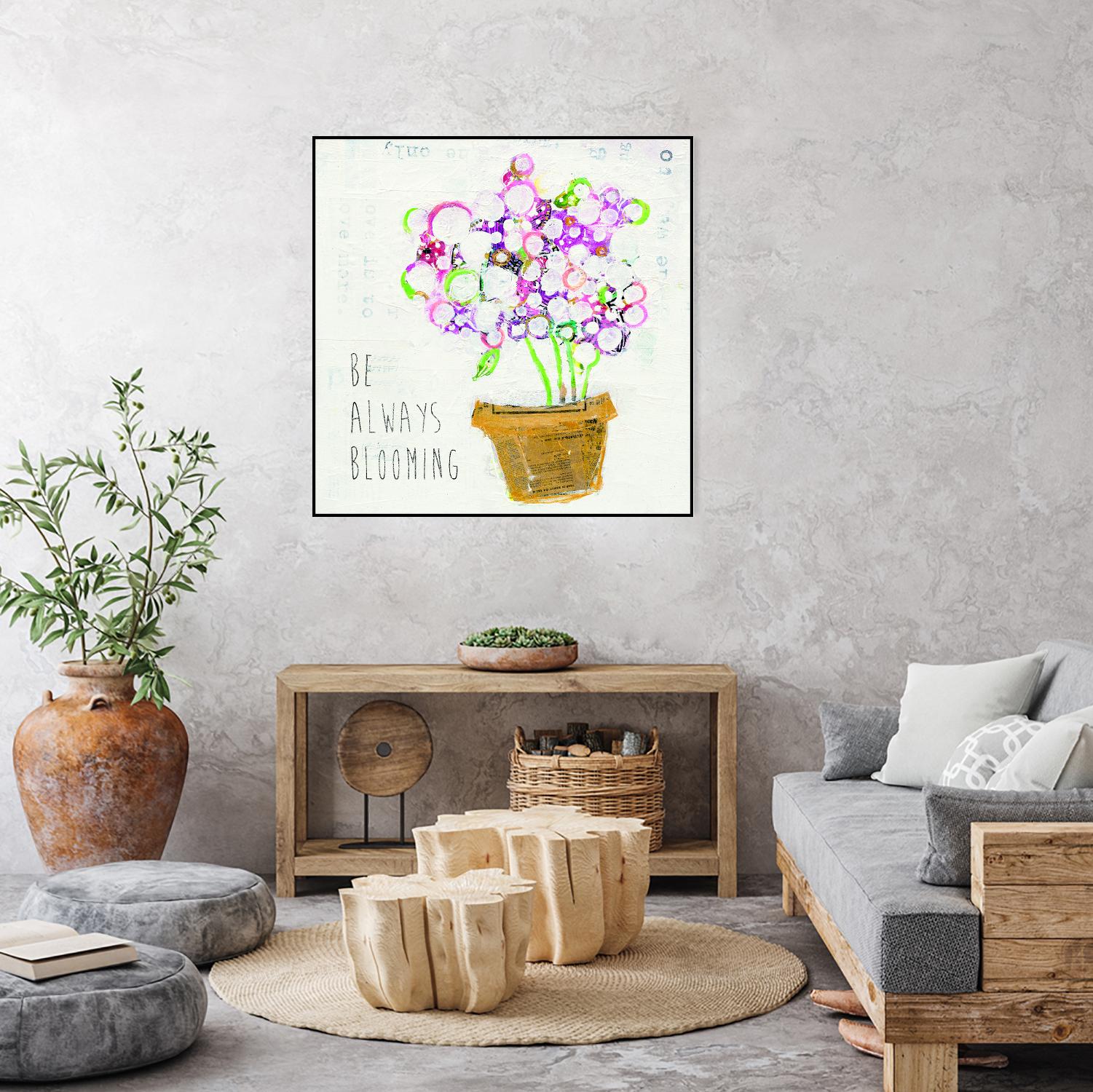 The Sweetness Inspiration by Kellie Day on GIANT ART - beige floral