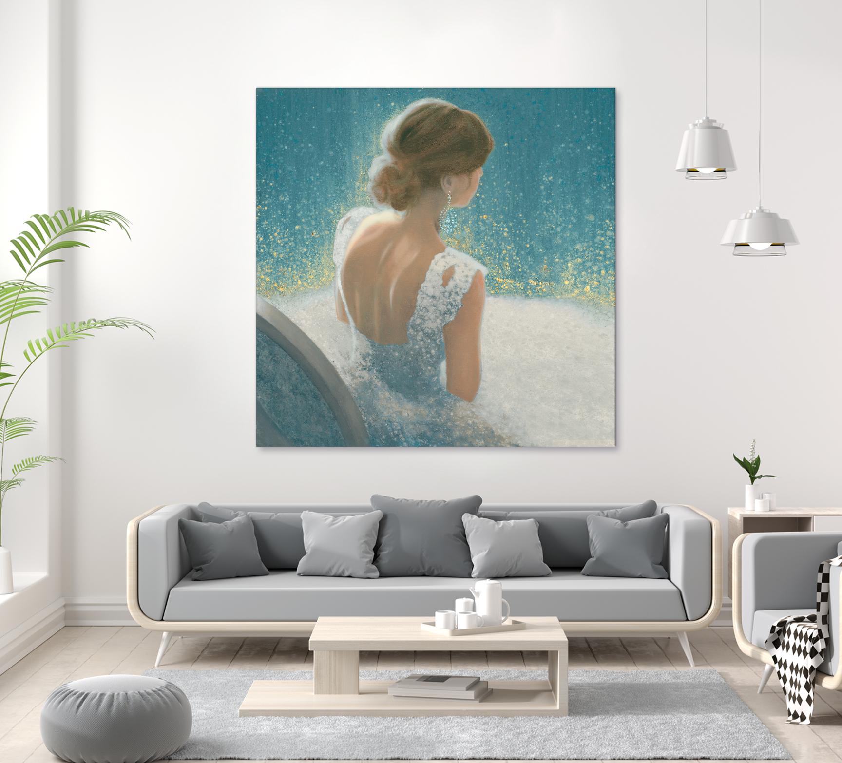 Before the Opera Blue by James Wiens on GIANT ART - white everyday life