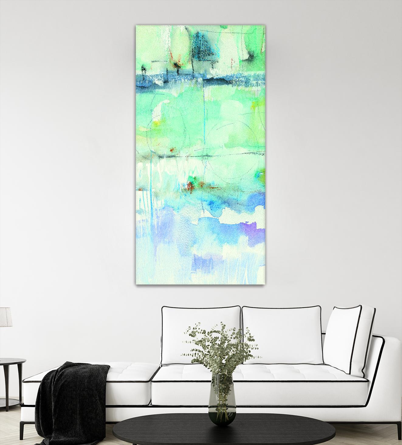 North Shore Panel II by Mike Schick on GIANT ART - turquoise abstract