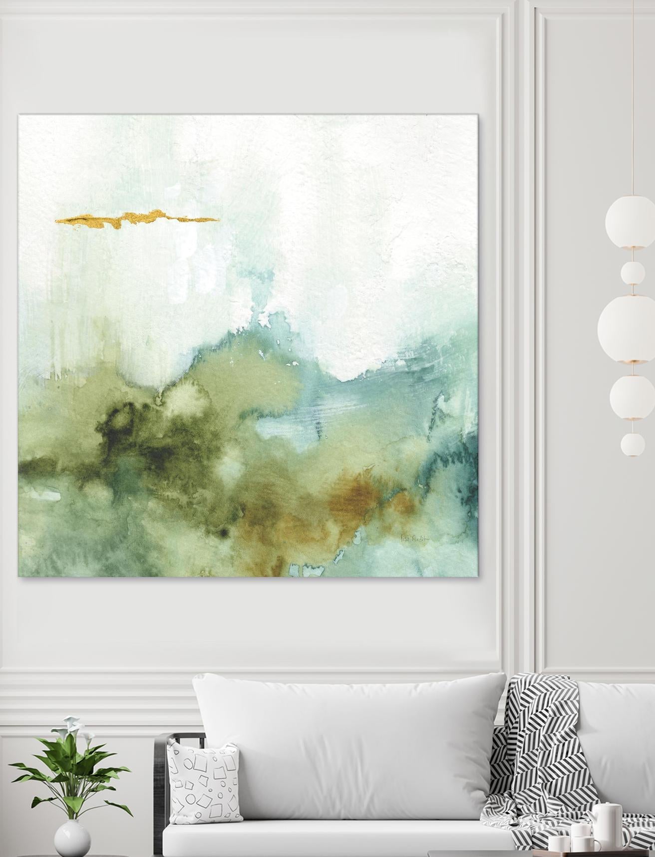 My Greenhouse Abstract III by Albena Hristova on GIANT ART - multi abstract gold