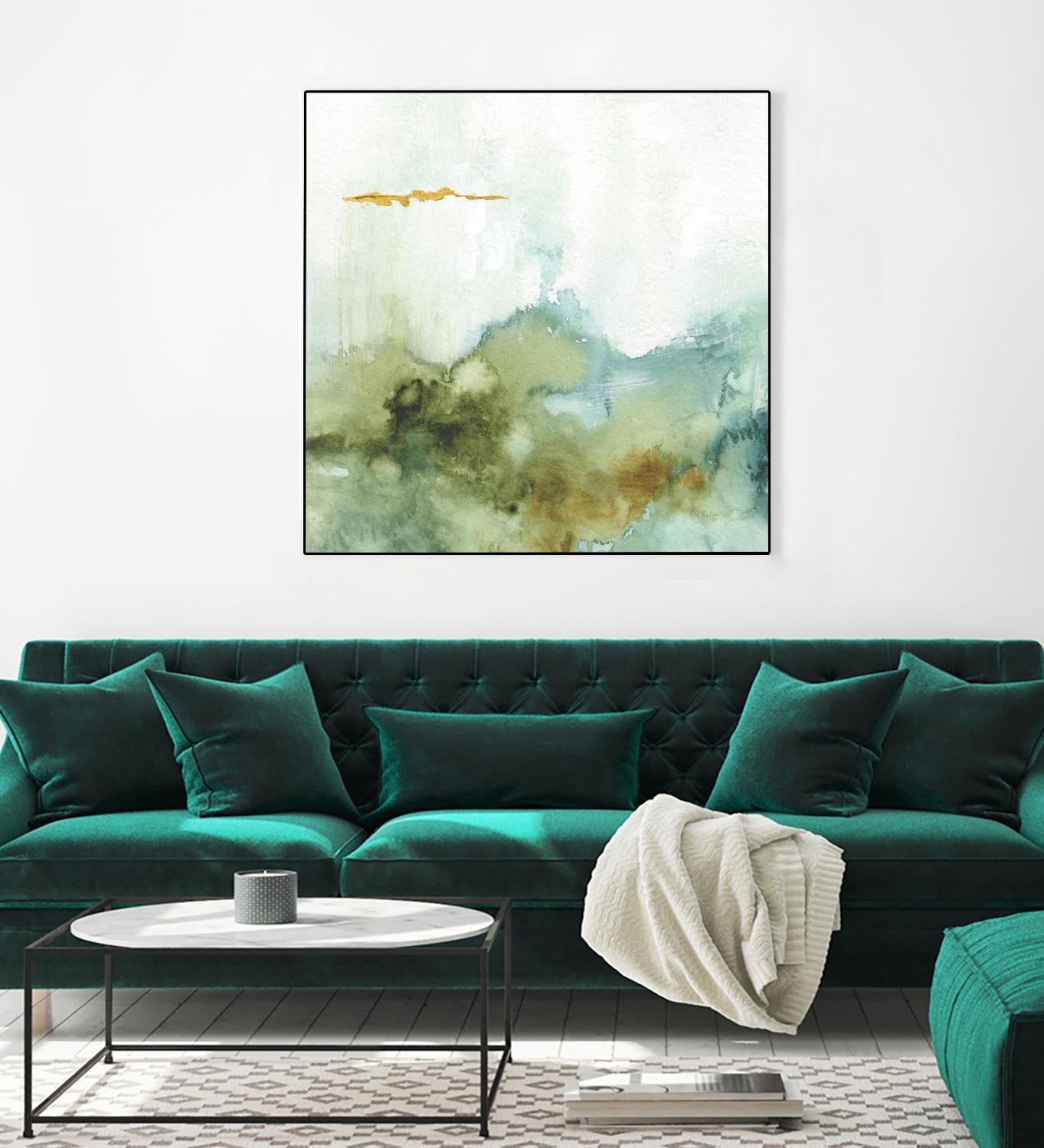 My Greenhouse Abstract III by Albena Hristova on GIANT ART - multi abstract gold