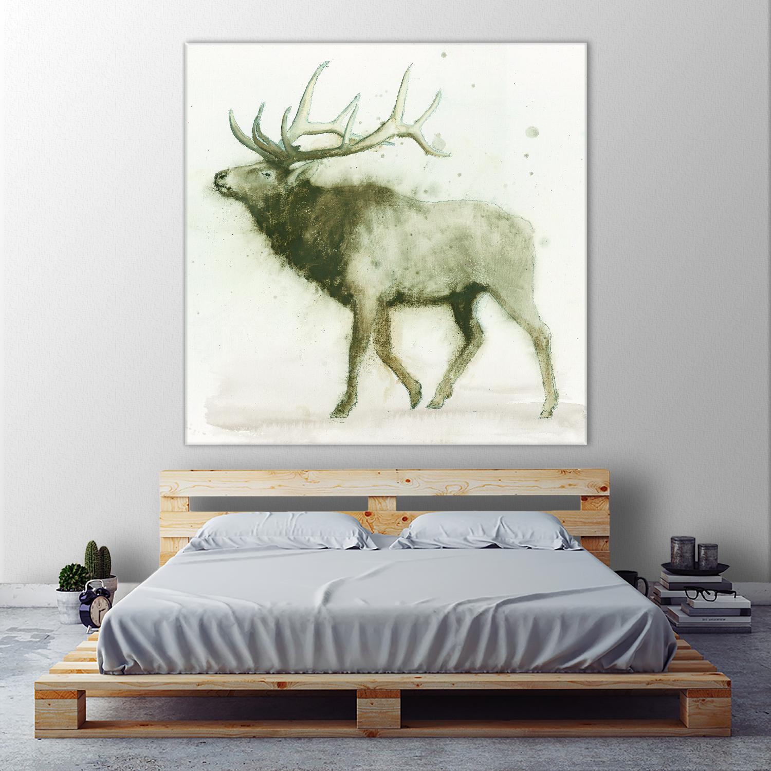 Elk 2 by James Wiens on GIANT ART - brown animals