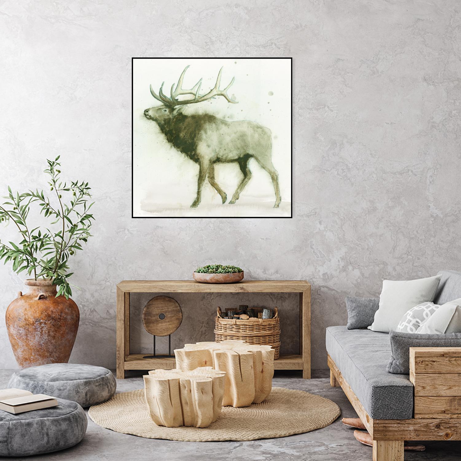 Elk 2 by James Wiens on GIANT ART - brown animals