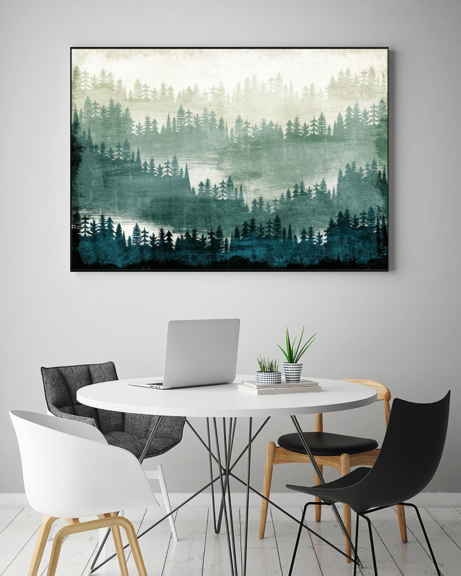 Mountainscape by Michael Mullan on GIANT ART - white landscape