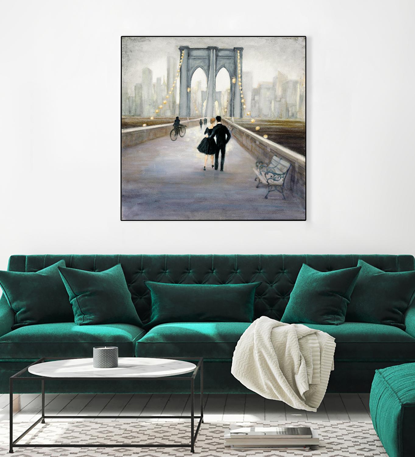 Bridge to New York 2 by Julia Purinton on GIANT ART - grey everyday life