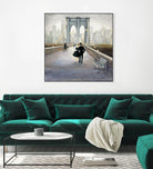 Bridge to New York 2 by Julia Purinton on GIANT ART - grey everyday life