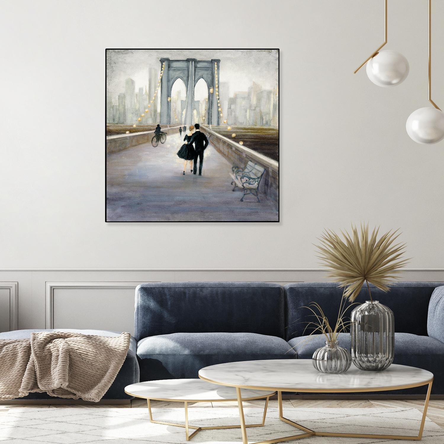 Bridge to New York 2 by Julia Purinton on GIANT ART - grey everyday life