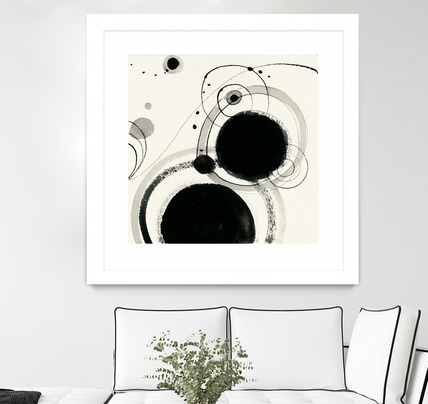 Planetary III by Shirley Novak on GIANT ART - beige abstract