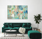 Morning Breeze by Silvia Vassileva on GIANT ART - pink abstract