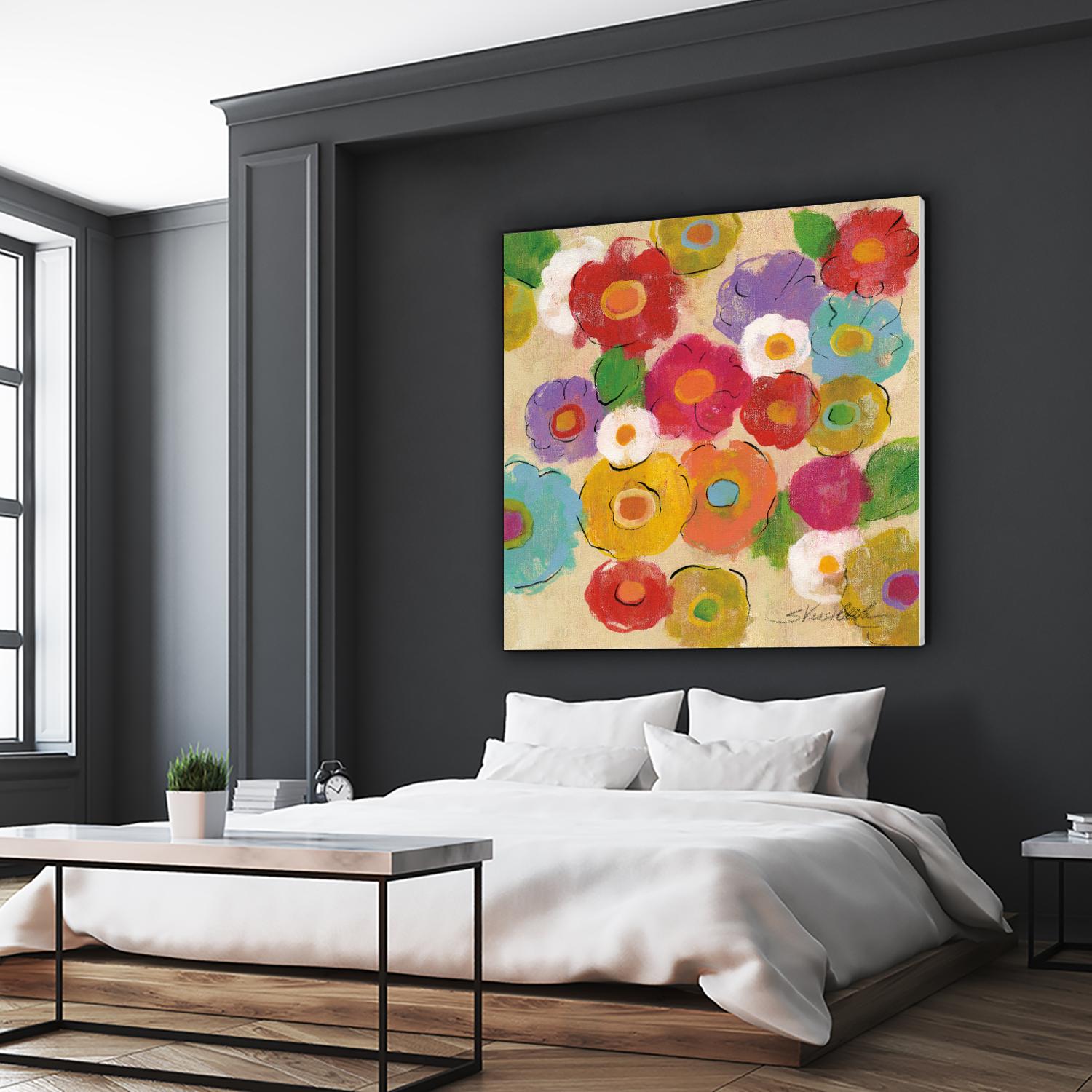 Bohemian Bouquet II by Silvia Vassileva on GIANT ART - yellow floral
