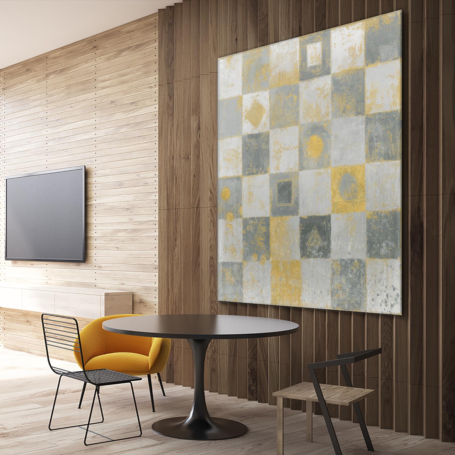 Neutrality Abstract Gold by James Wiens on GIANT ART - grey abstract
