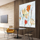 The Sanctuary II by Kellie Day on GIANT ART - red floral