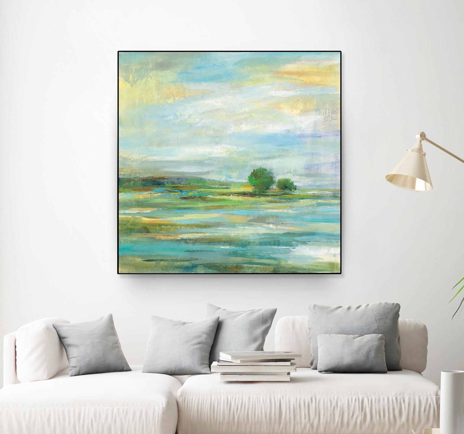 California Surf by Silvia Vassileva on GIANT ART - blue abstract