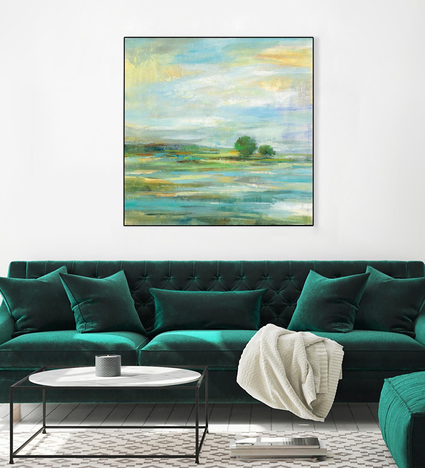 California Surf by Silvia Vassileva on GIANT ART - blue abstract