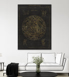 Collage Cactus IV on Graph Paper by Portfolio on GIANT ART - grey maps
