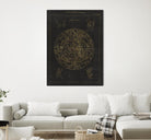 Collage Cactus IV on Graph Paper by Portfolio on GIANT ART - grey maps