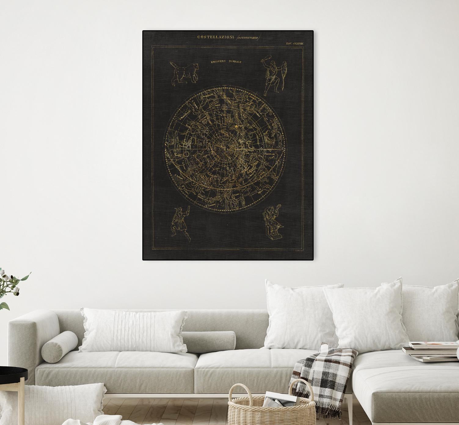 Collage Cactus IV on Graph Paper by Portfolio on GIANT ART - grey maps