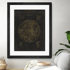 Collage Cactus IV on Graph Paper by Portfolio on GIANT ART - grey maps