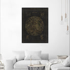 Collage Cactus IV on Graph Paper by Portfolio on GIANT ART - grey maps