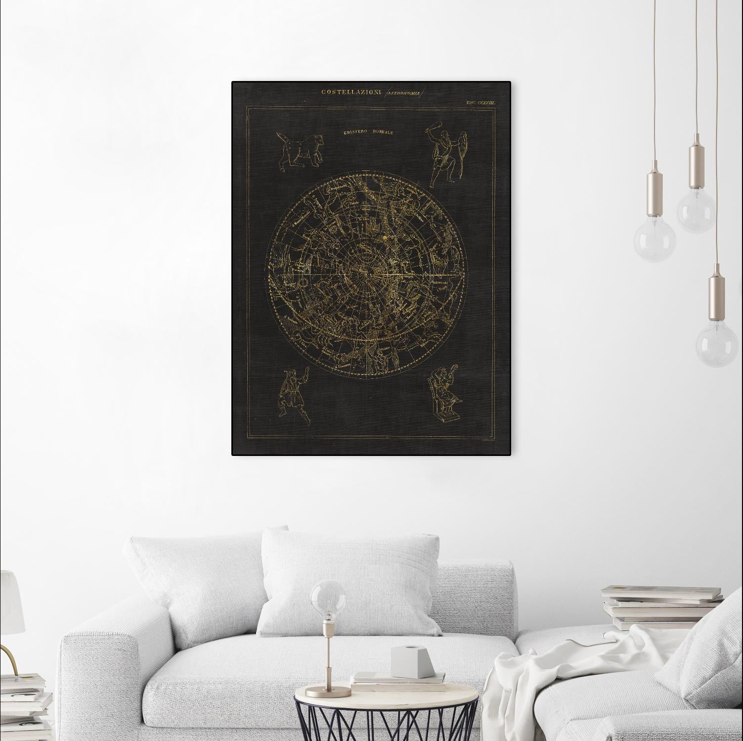 Collage Cactus IV on Graph Paper by Portfolio on GIANT ART - grey maps