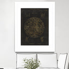 Collage Cactus IV on Graph Paper by Portfolio on GIANT ART - grey maps
